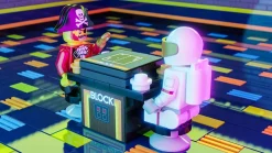 The Brick Show Shop Block (Cocktail Style) Arcade Machine made using LEGO parts - B3 Custo