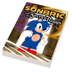 The Brick Show Shop Bloc-Man Video Game Cover (2x3 Tile) - B3 Customs made using LEGO bricks