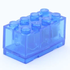 The Brick Show Shop Blue Light-Up 2x4 Brick (Blue Light) - Compatible w/ LEGO