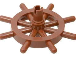 The Brick Show Shop Boat, Ship Wheel with Slotted Pin - Official LEGO® Part