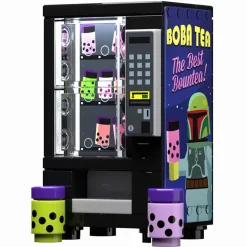 The Brick Show Shop Boba Tea Vending Machine Building Set made using LEGO parts - B3 Custo
