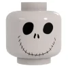 The Brick Show Shop Bone Daddy, Jack Skellington Smiling Minifig Head - B3 Customs printed on LEGO element