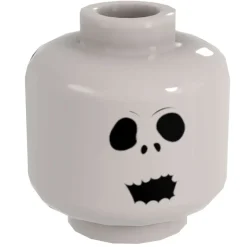 The Brick Show Shop Bone Daddy, Jack Skellington Gasping Minifig Head - B3 Customs printed on LEGO element