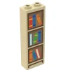 The Brick Show Shop Bookshelf (1x2x5 Brick) made using LEGO parts - B3 Customs