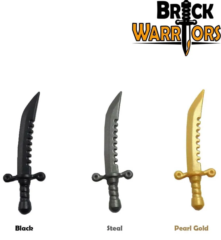 The Brick Show Shop Breaker Sword - LEGO Minifigure Compatible (Brick Warriors)