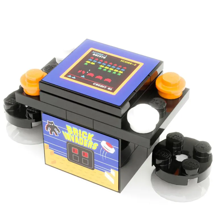 The Brick Show Shop Brick Invaders (Cocktail Style) - Custom Arcade Machine
