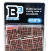 The Brick Show Shop Brick (Mason) Flooring (Pack of 20) - B3 Customs Printed on LEGO 2x2 Tiles