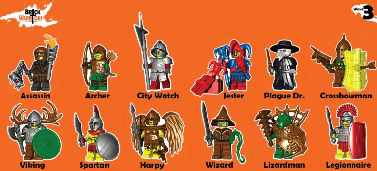 The Brick Show Shop Brick Warriors Minifig Accessory Mystery Pack (Series 3)