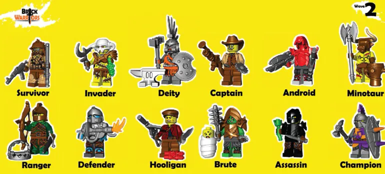 The Brick Show Shop Brick Warriors Minifig Accessory Mystery Pack (Series 2)