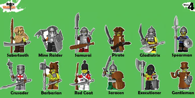 The Brick Show Shop Brick Warriors Mystery Pack (Series 4)