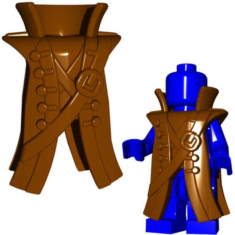 The Brick Show Shop Brick Warriors Pirate Coat - LEGO Compatible
