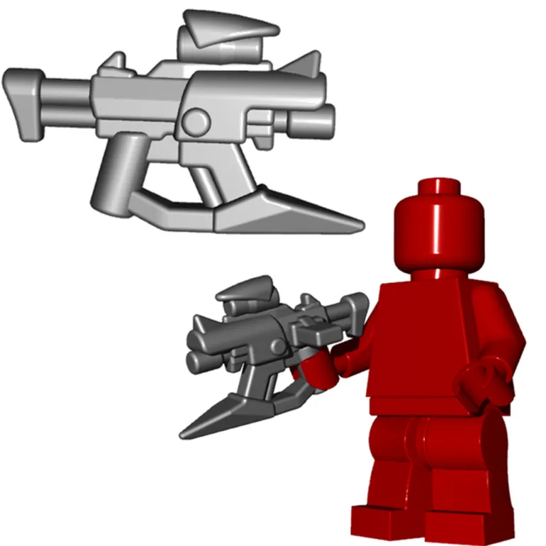 The Brick Show Shop Brick Warriors Skewer SMG for Minfigures - LEGO Compatible