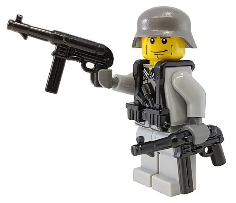 The Brick Show Shop BrickArms ® MP40 V3 Stowed WW2 German Sub Machine Gun
