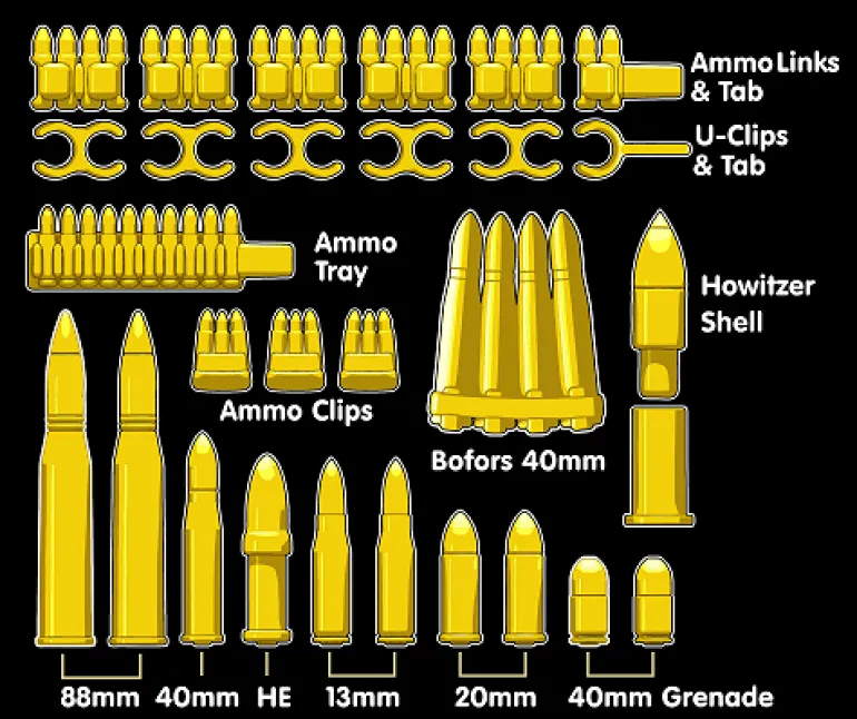 The Brick Show Shop BrickArms Ammo Weapons Pack