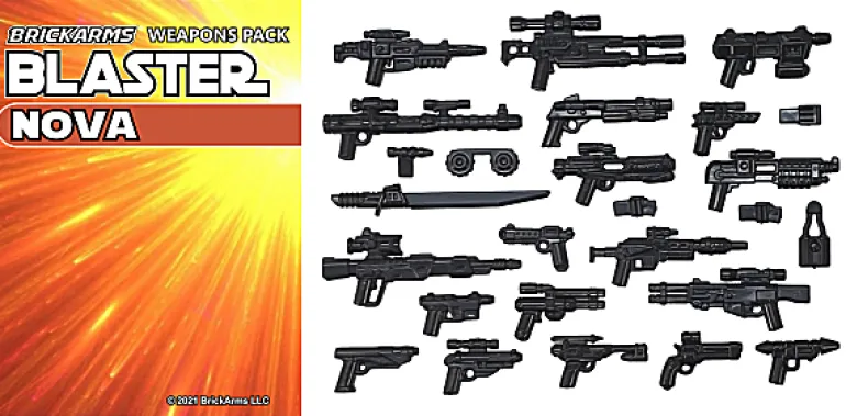 The Brick Show Shop BrickArms Blasters Nova Minifigure Weapons Pack