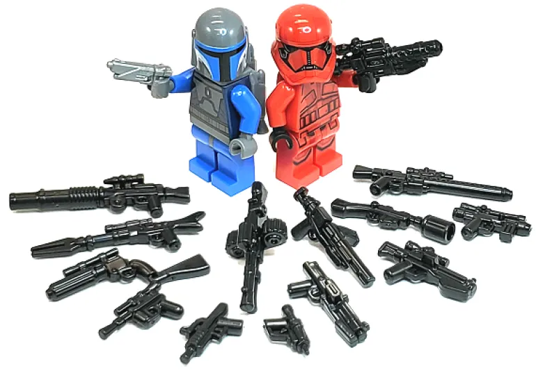 The Brick Show Shop BrickArms Blasters Stellar V2 Minifigure Weapons Pack