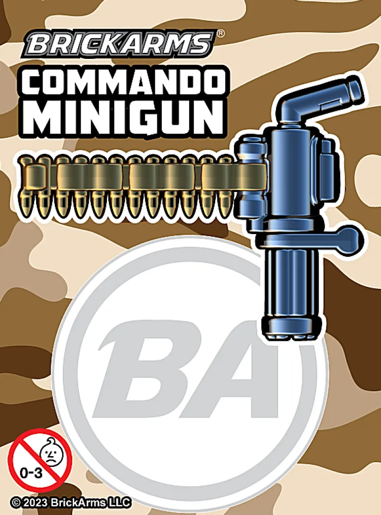 The Brick Show Shop BrickArms Commando Minigun Pack