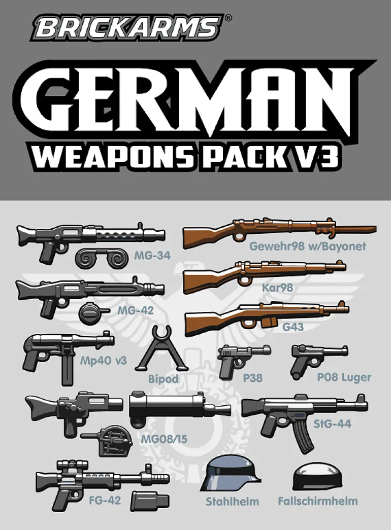 The Brick Show Shop BrickArms German Weapons Pack V3