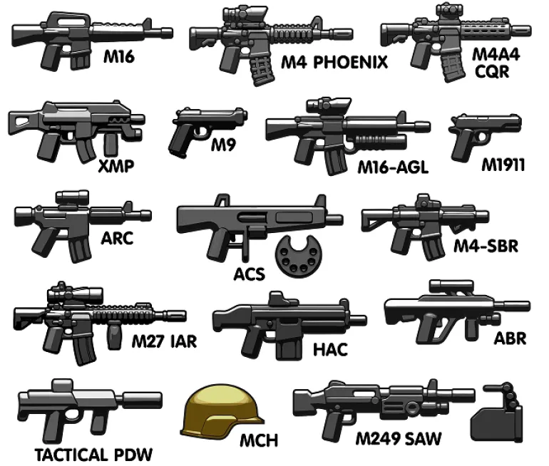 The Brick Show Shop BrickArms Modern Combat Assault V3 Pack
