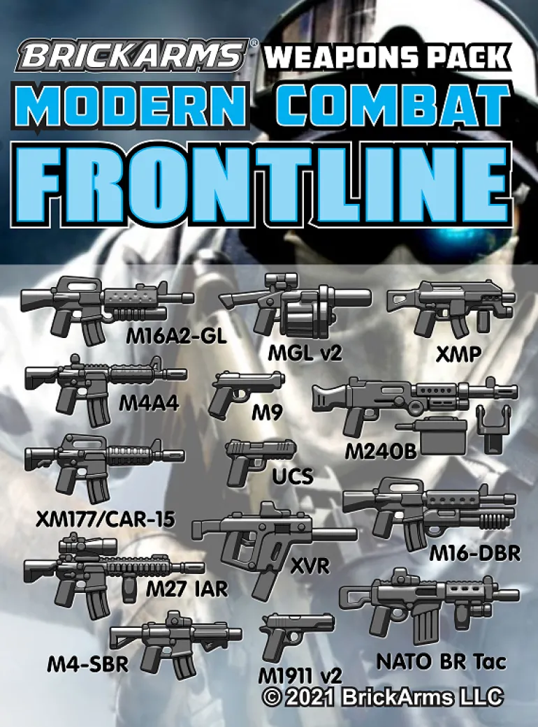 The Brick Show Shop BrickArms® Modern Combat Frontline Pack