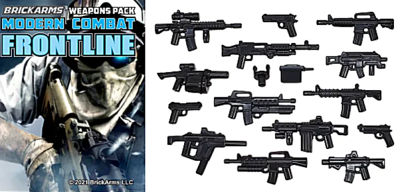The Brick Show Shop BrickArms® Modern Combat Frontline Pack