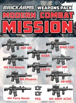 The Brick Show Shop BrickArms® Modern Combat Mission Weapons Pack