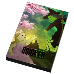 The Brick Show Shop Bricked Witch Movie Cover (2x3 Tile) - B3 Customs using LEGO parts