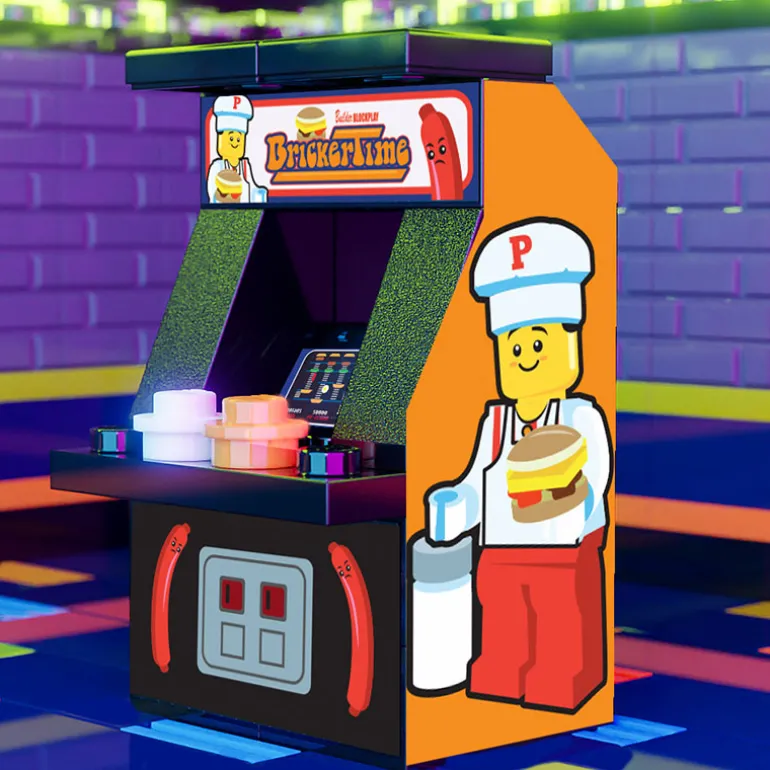 The Brick Show Shop Bricker Time - Custom Arcade Machine
