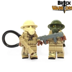 The Brick Show Shop British Gas Mask for LEGO Minifigures - Brick Warriors