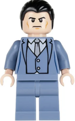 The Brick Show Shop Bruce Wayne (Sand Blue Suit) - LEGO Batman DC Comics Minifigure (2012)