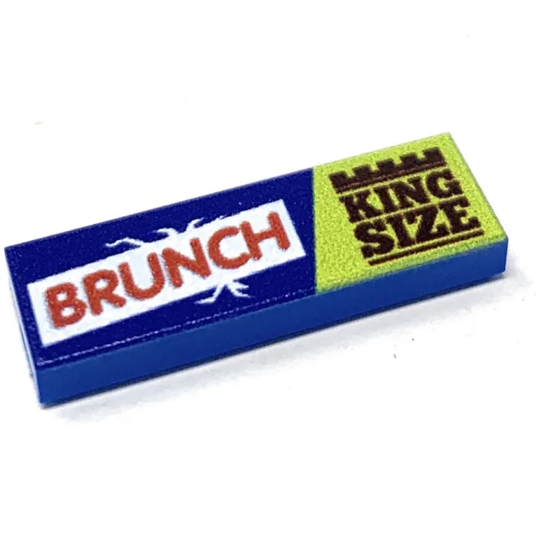 The Brick Show Shop Brunch Candy Bar (King Size) - B3 Customs® Printed 1x3 Tile
