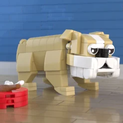 The Brick Show Shop Bulldog - B3 Customs Building Set made using LEGO parts