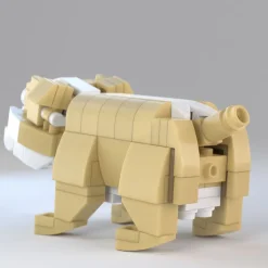 The Brick Show Shop Bulldog - B3 Customs Building Set made using LEGO parts