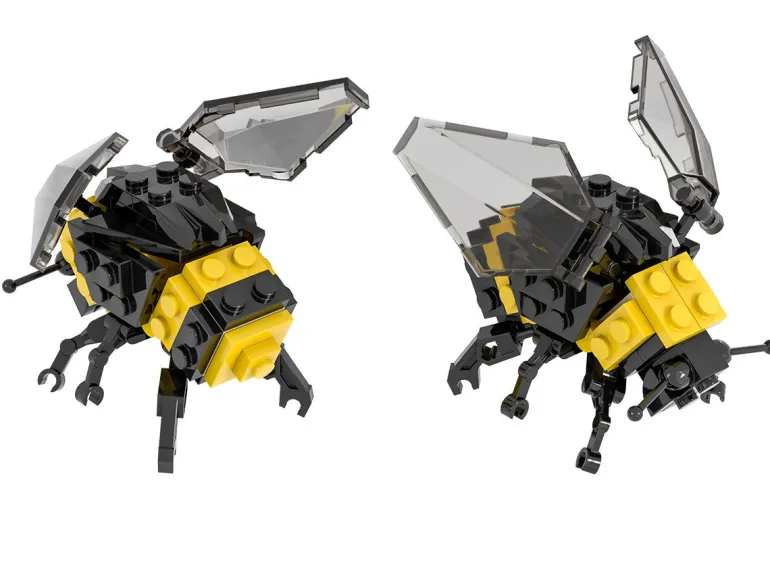The Brick Show Shop Bumblebee made using LEGO parts - B3 Customs