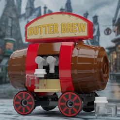 The Brick Show Shop Butter Brew Vending Cart made using LEGO parts - B3 Customs