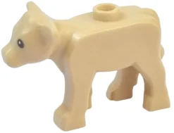 The Brick Show Shop Calf, Baby Cow (Tan) - Official LEGO® Part