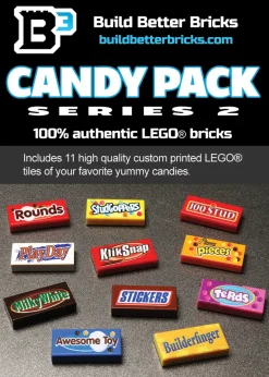 The Brick Show Shop Candy Pack (Series 2) made using LEGO parts