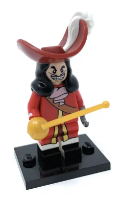 The Brick Show Shop Captain Hook - LEGO Disney Collectible Minifigure (Series 1)