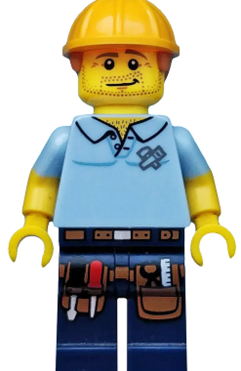 The Brick Show Shop Carpenter (No Accessories) - LEGO Series 13 Collectible Minifigure