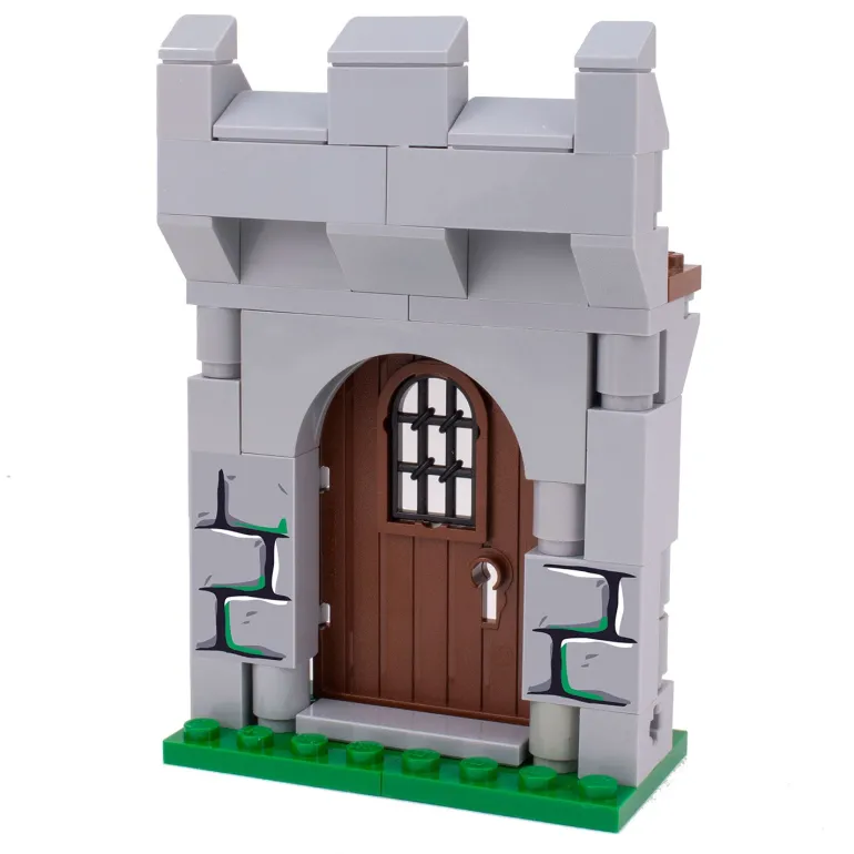 The Brick Show Shop Castle Door - Custom Castle Modular Building Set