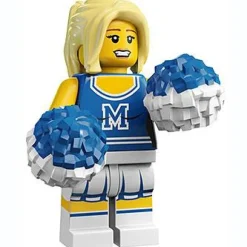 The Brick Show Shop Cheerleader - Series 1 LEGO Collectible Minifigure (2010)