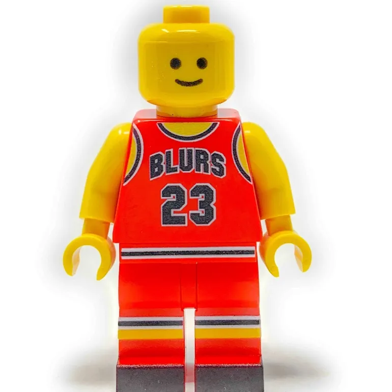 The Brick Show Shop #23 Chicago Blurs - B3 Custom® Basketball Player Minifig