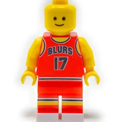 The Brick Show Shop #17 Chicago Blurs - B3 Customs® Basketball Player Minifig