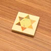 The Brick Show Shop Chinese Checkers Printed 2x2 Tile made using LEGO parts - B3 Customs