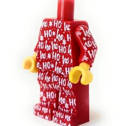 The Brick Show Shop Christmas Lights PJs LEGO Minifig Body - B3 Customs