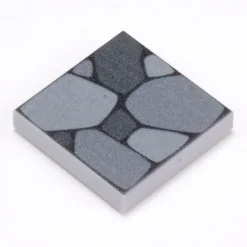 The Brick Show Shop Cobblestone Flooring - Custom Printed 2x2 Tile