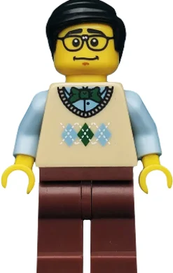 The Brick Show Shop Computer Programmer (No Accessories)- Series 7 LEGO Collectible Minifi