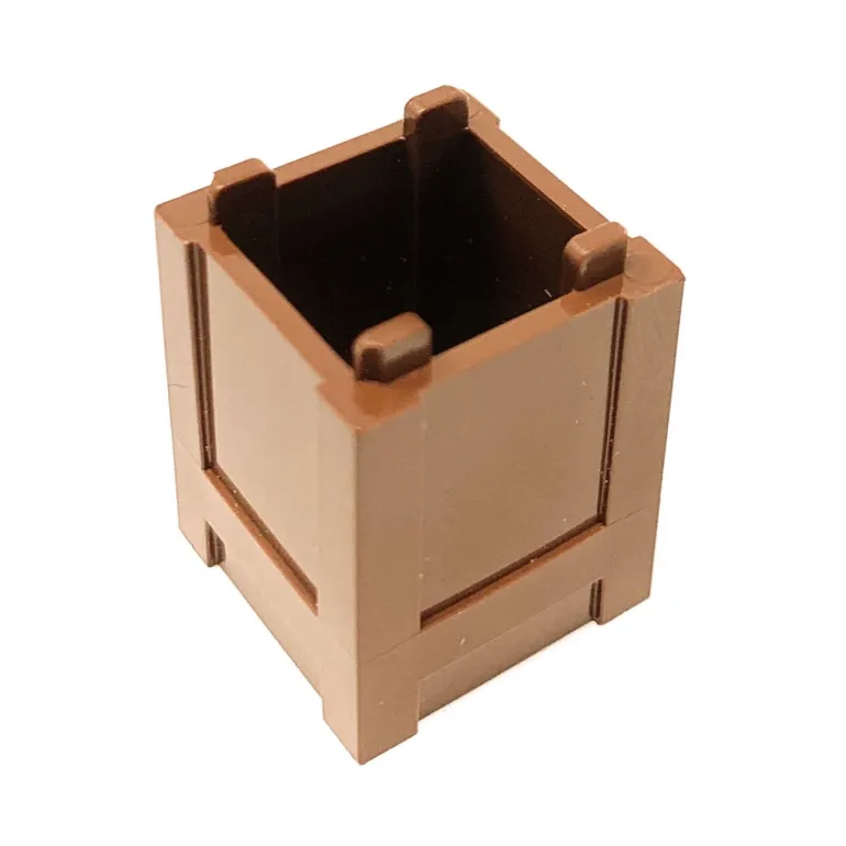 The Brick Show Shop Container / Crate, Box 2 x 2 x 2 - Top Opening - Official LEGO® Part