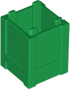 The Brick Show Shop Container / Crate, Box 2 x 2 x 2 - Top Opening - Official LEGO® Part