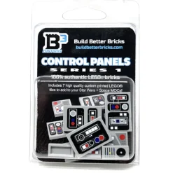 The Brick Show Shop Control Panel Pack (Series 1) made using LEGO parts - B3 Customs
